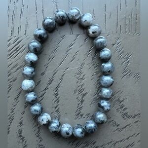 Larvikite bracelet 8mm SIZE 6.5’